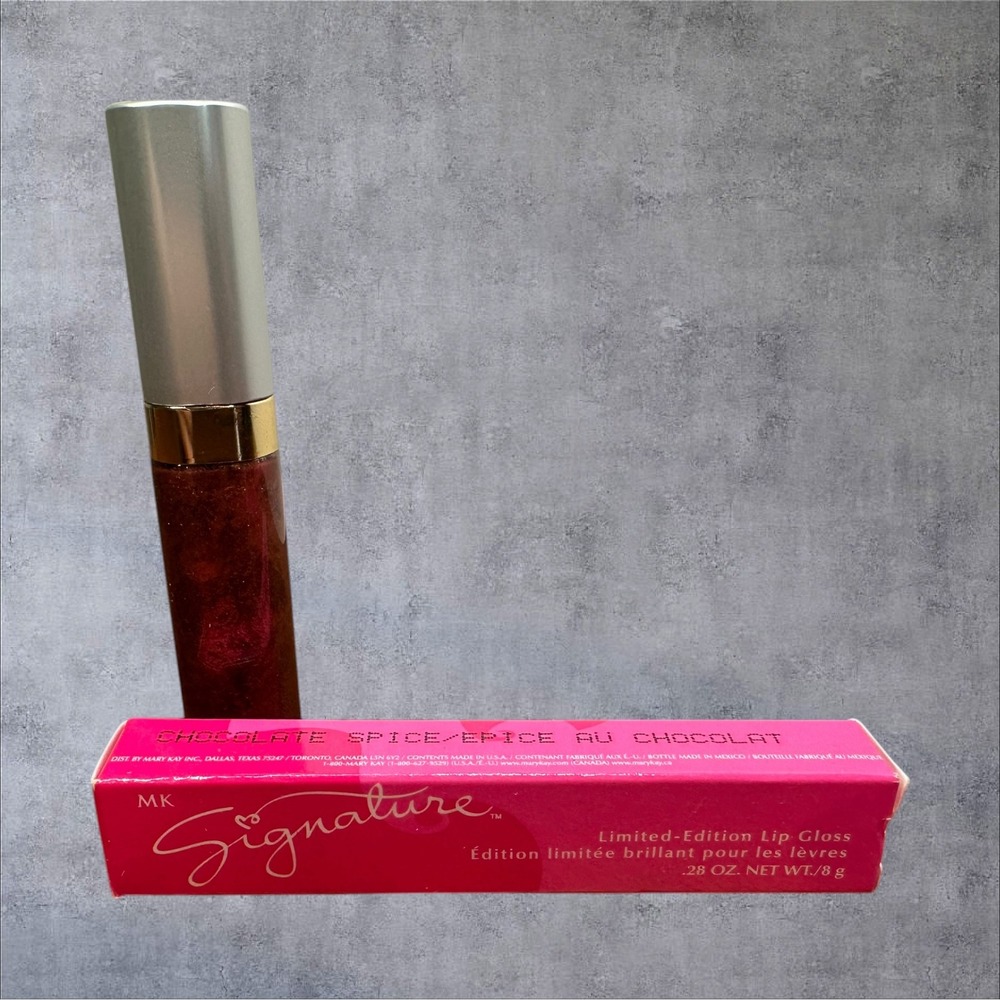 Mary Kay MK Signature Lip Gloss Chocolate Spice 0.28oz NEW Limited Edition